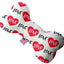 Valentine's Day Pet & Dog Plush Heart or Bone Toy, "Sweetheart Group" (Available in different sizes and 7 different patterns!)