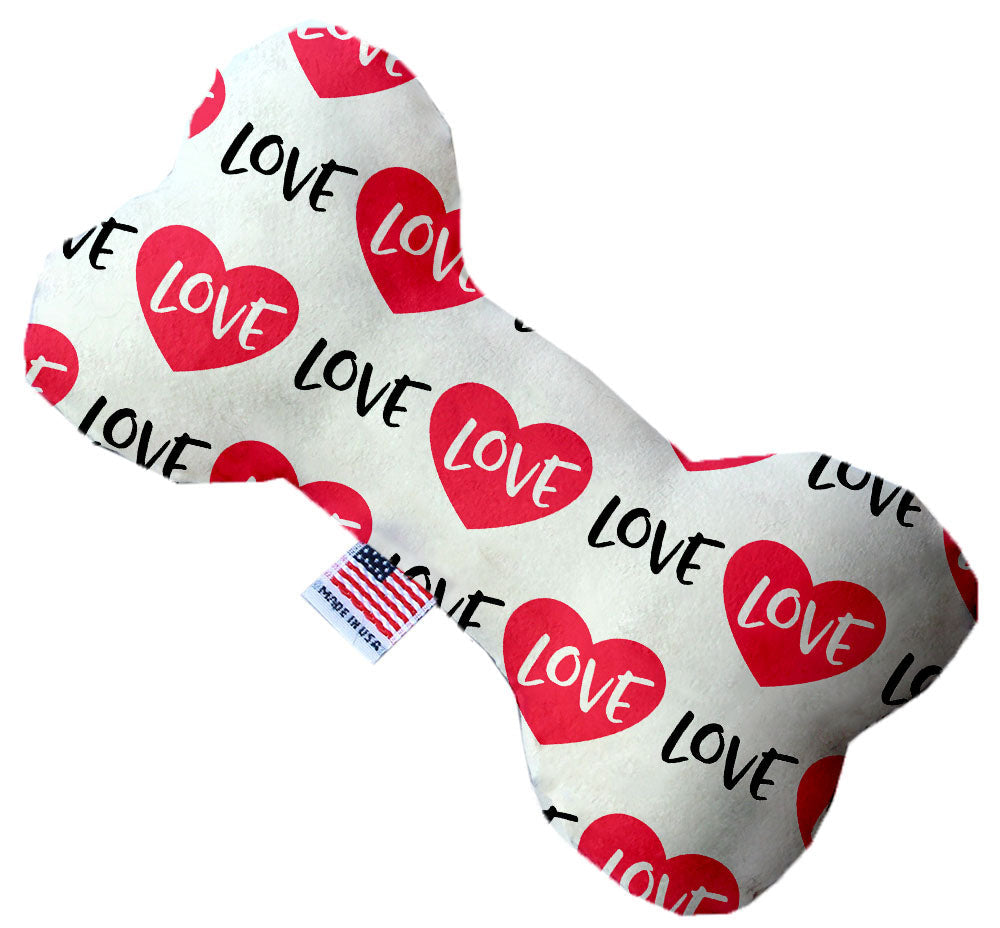 Valentine's Day Pet & Dog Plush Heart or Bone Toy, "Sweetheart Group" (Available in different sizes and 7 different patterns!)