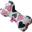 Pet and Dog Plush Heart or Bone Toy, "Valentine's Day Group" (Available in different sizes, and 8 different pattern options!)