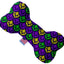 Pet and Dog Plush Heart or Bone Toy, "Mardi Gras Group" (Available in different sizes, and 10 different pattern options!)