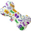 Pet and Dog Plush Heart or Bone Toy, "Mardi Gras Group" (Available in different sizes, and 10 different pattern options!)