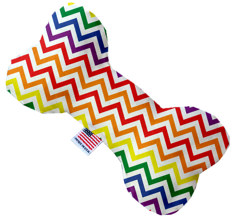 Pet and Dog Plush Heart or Bone Toy, "Rainbow Pride Group" (Available in different sizes, and 7 different pattern options!)