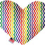 Pet and Dog Plush Heart or Bone Toy, "Rainbow Pride Group" (Available in different sizes, and 7 different pattern options!)