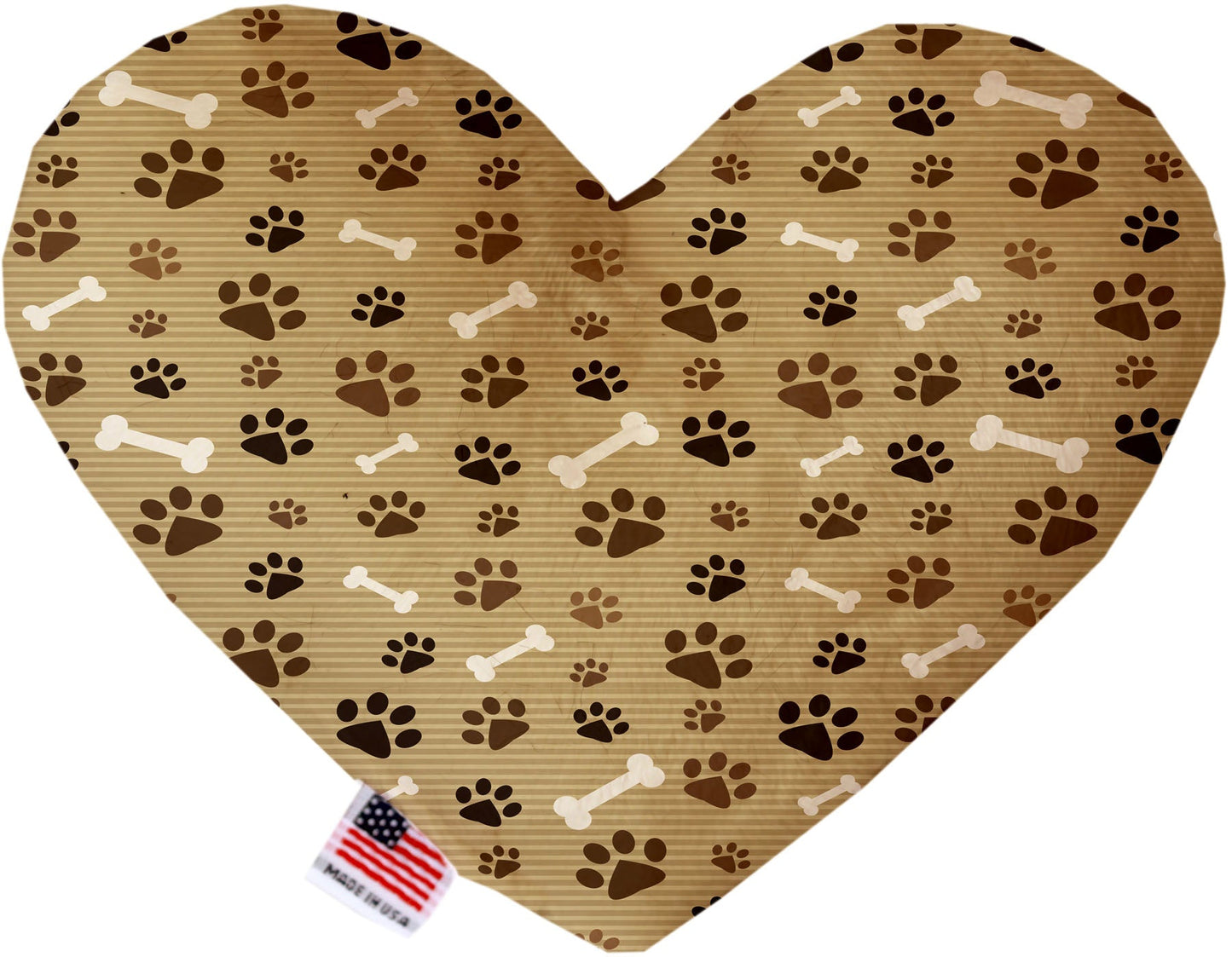 Pet and Dog Plush Heart or Bone Toy, "Fall Harvest Group" (Available in different sizes, and 12 different pattern options!)