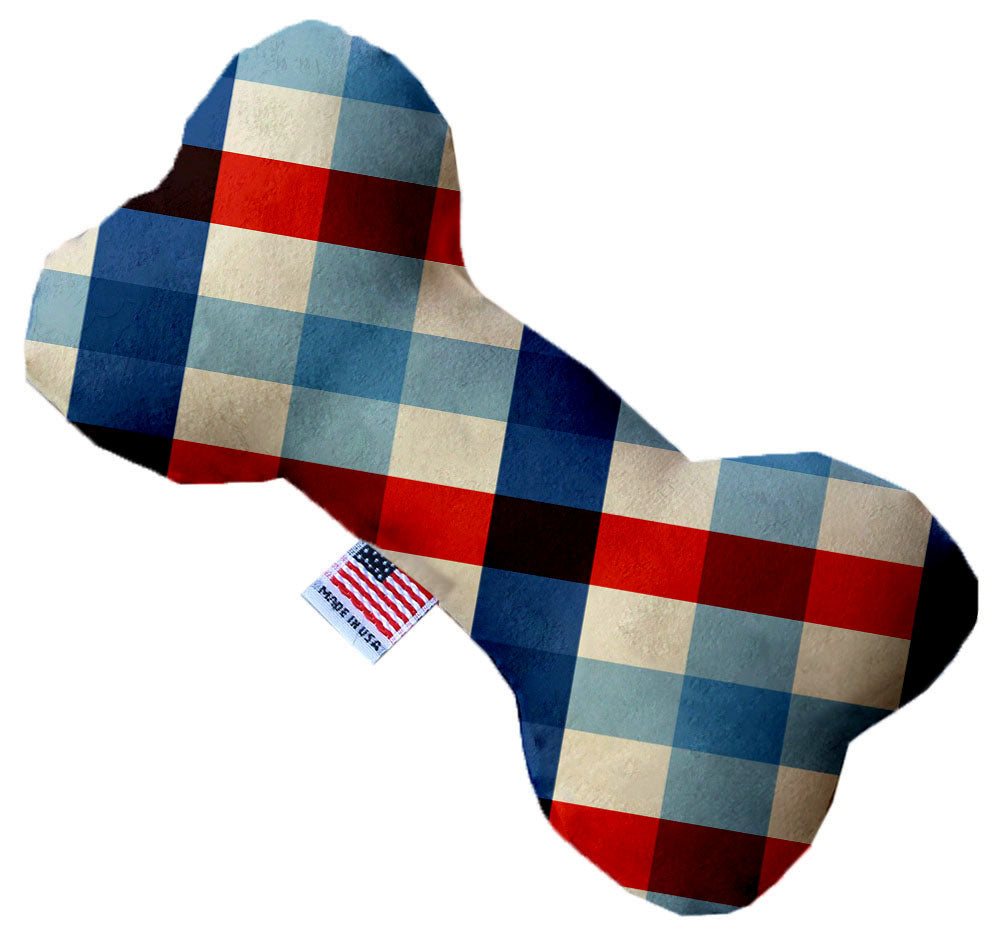 Pet and Dog Plush Heart or Bone Toy, "Independence Day Group" (Available in different sizes, and 9 different pattern options!)