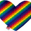 Pet and Dog Plush Heart or Bone Toy, "Rainbow Pride Group" (Available in different sizes, and 7 different pattern options!)