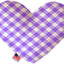 Pet and Dog Plush Heart or Bone Toy, "Plaids Group" (Available in different sizes, and 7 different pattern options!)