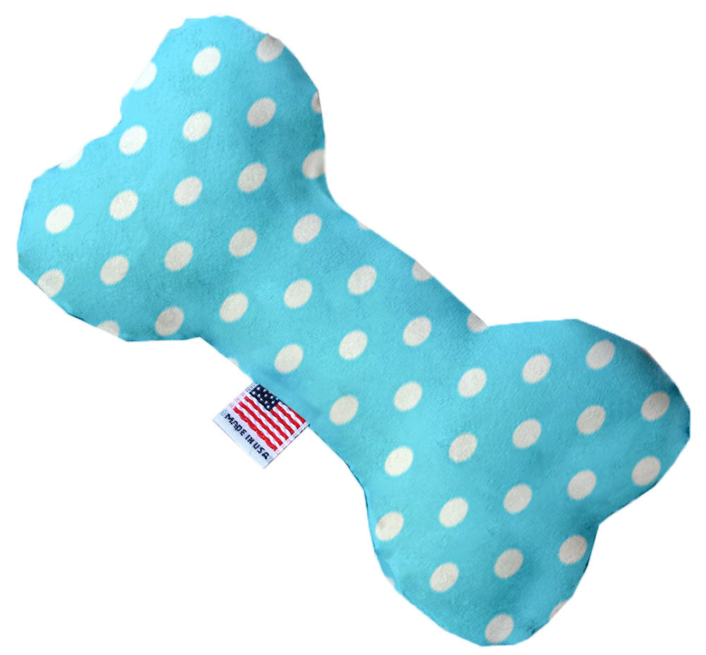 Pet and Dog Plush Heart or Bone Toy, "Polka Dots Group" (Available in different sizes, and 6 different pattern options!)