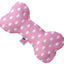 Pet and Dog Plush Heart or Bone Toy, "Polka Dots Group" (Available in different sizes, and 6 different pattern options!)