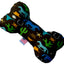 Pet and Dog Plush Heart or Bone Toy, "Fiesta Group" (Available in different sizes, and 5 different pattern options!)