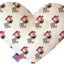 Pet and Dog Plush Heart or Bone Toy, "Dapper Dogs Group" (Available in different sizes, and 9 different pattern options!)