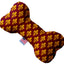 Pet and Dog Plush Heart or Bone Toy, "Dapper Dogs Group" (Available in different sizes, and 9 different pattern options!)