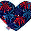 Pet and Dog Plush Heart or Bone Toy, "Independence Day Group" (Available in different sizes, and 9 different pattern options!)