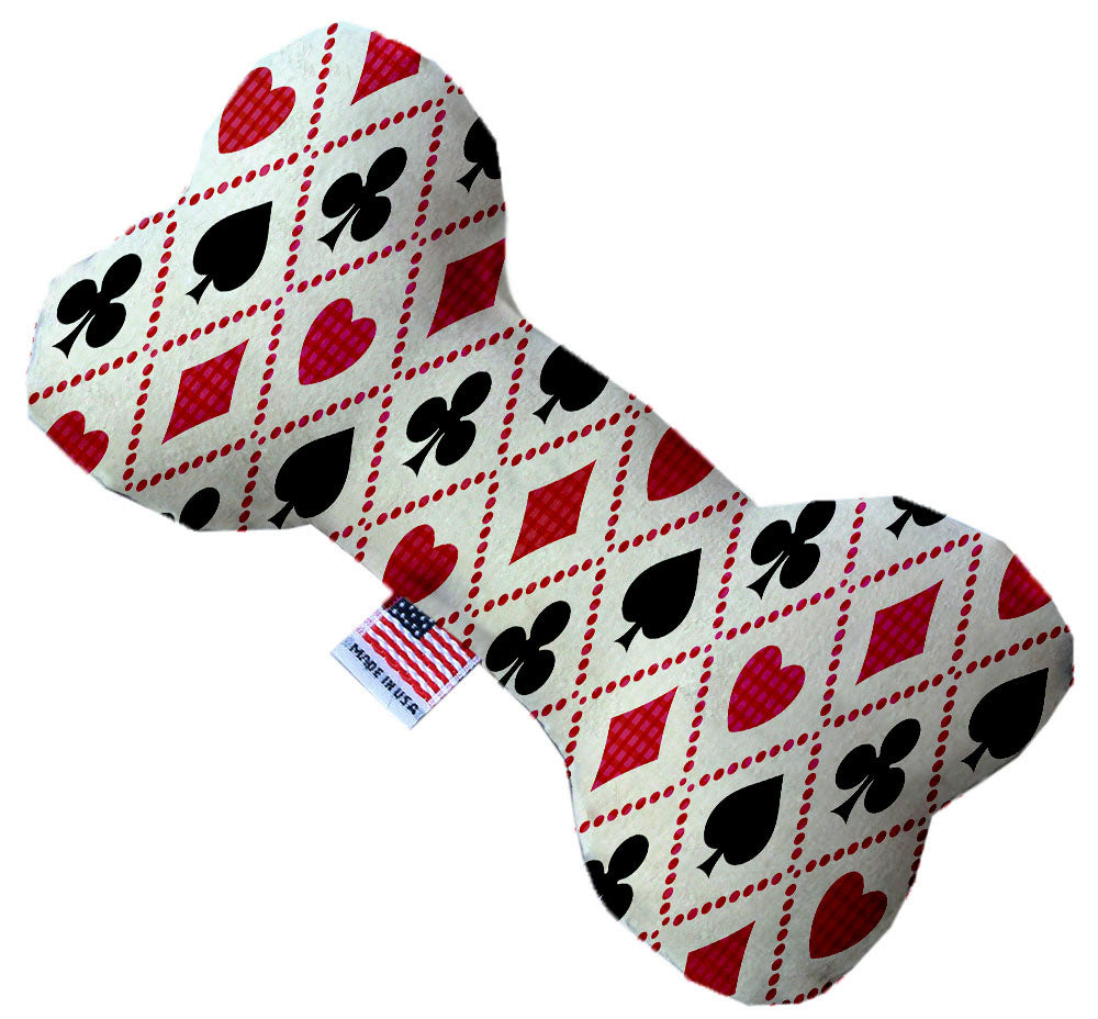 Pet and Dog Plush Heart or Bone Toy, "Dapper Dogs Group" (Available in different sizes, and 9 different pattern options!)