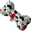 Pet and Dog Plush Heart or Bone Toy, "Dapper Dogs Group" (Available in different sizes, and 9 different pattern options!)