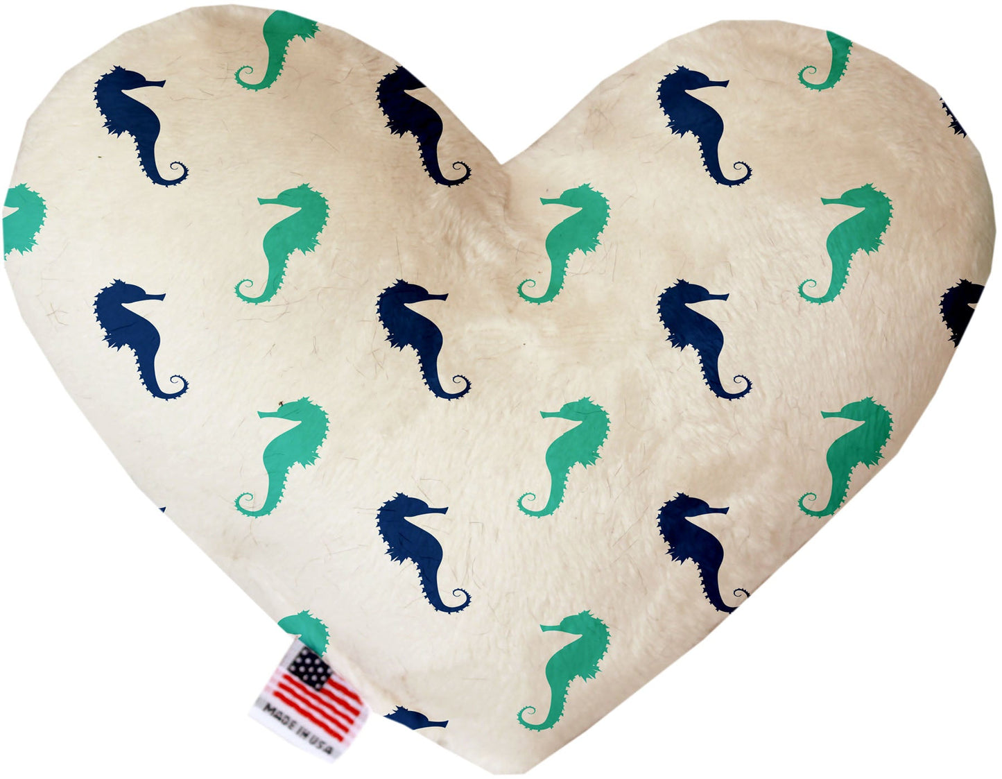 Pet and Dog Plush Heart or Bone Toy, "Nautical Group" (Available in different sizes, and 10 different pattern options!)