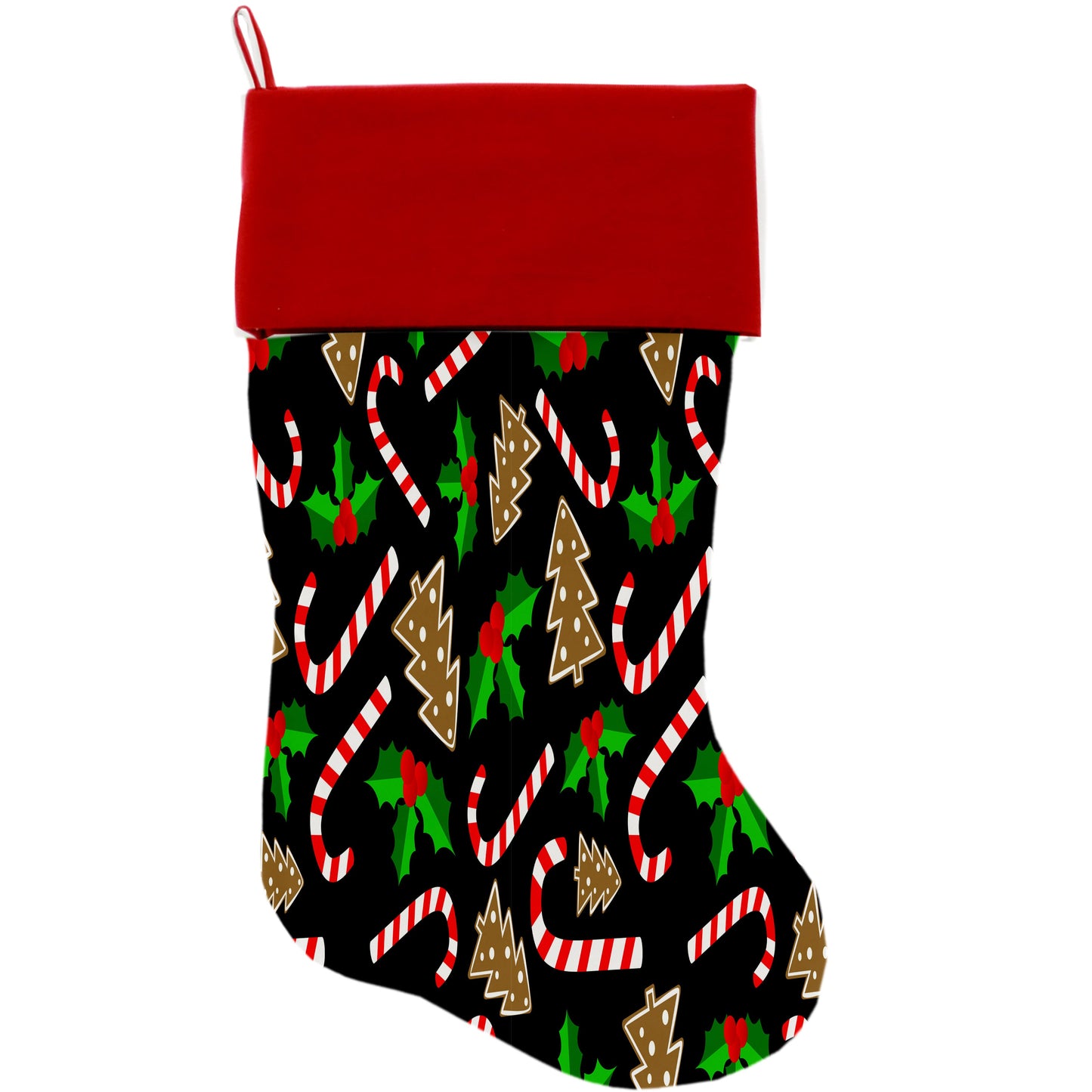 Christmas Velvet Stocking, "Santa Group" **Choose from 7 different patterns!**