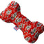 Pet and Dog Plush Heart or Bone Toy, "Santa Group" (Available in different sizes, and 8 different pattern options!)