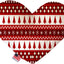 Pet and Dog Plush Heart or Bone Toy, "Classy Christmas Group" (Available in different sizes, and 7 different pattern options!)