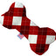 Pet and Dog Plush Heart or Bone Toy, "Christmas Patterns Group" (Available in different sizes, and 11 different pattern options!)