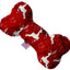 Pet and Dog Plush Heart or Bone Toy, "Classy Christmas Group" (Available in different sizes, and 7 different pattern options!)