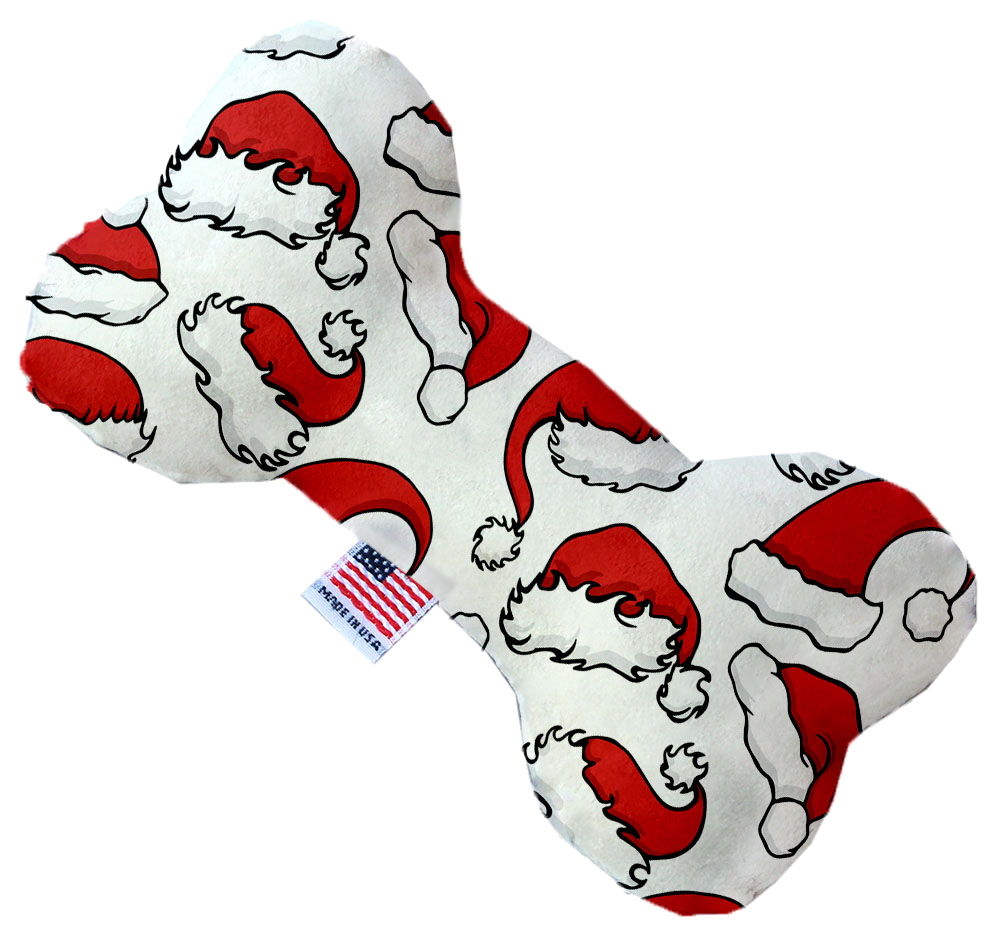 Pet and Dog Plush Heart or Bone Toy, "Santa Group" (Available in different sizes, and 8 different pattern options!)