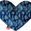 Pet and Dog Plush Heart or Bone Toy, "Winter Wonderland Group" (Available in different sizes, and 10 different patterns!)