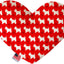 Pet & Dog Plush Heart or Bone Toy, "Westie World Group" (Available in different sizes, and 4 different pattern options!)