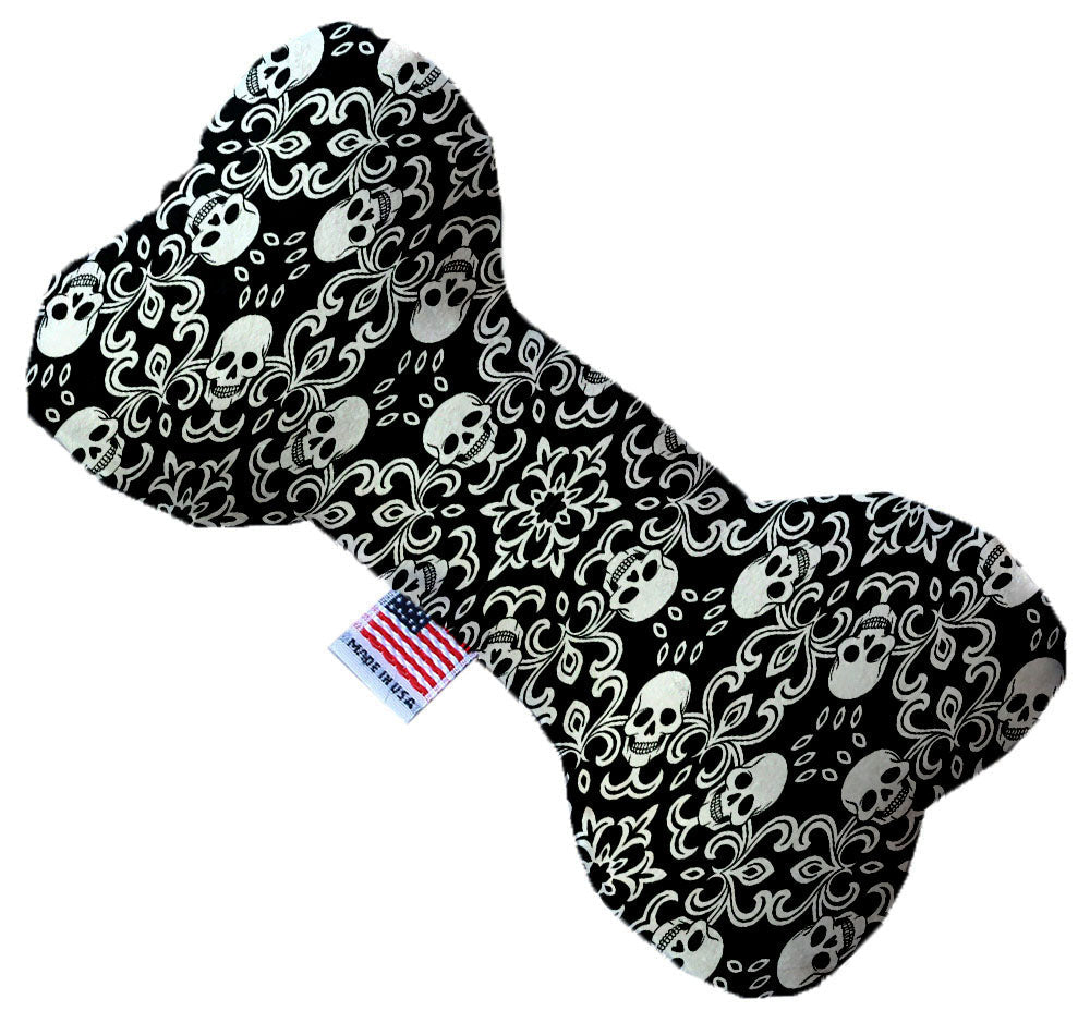 Pet and Dog Plush Heart or Bone Toy, "Skulls Group" (Available in different sizes, and 12 different pattern options!)