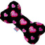 Valentine's Day Pet & Dog Plush Heart or Bone Toy, "Sweetheart Group" (Available in different sizes and 7 different patterns!)