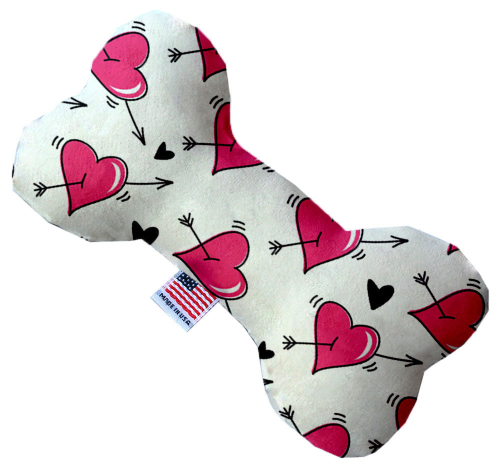 Valentine's Day Pet & Dog Plush Heart or Bone Toy, "Sweetheart Group" (Available in different sizes and 7 different patterns!)