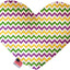 Pet and Dog Plush Heart or Bone Toy, "Mardi Gras Group" (Available in different sizes, and 10 different pattern options!)