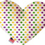 Pet and Dog Plush Heart or Bone Toy, "Mardi Gras Group" (Available in different sizes, and 10 different pattern options!)