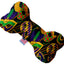 Pet and Dog Plush Heart or Bone Toy, "Mardi Gras Group" (Available in different sizes, and 10 different pattern options!)