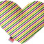 Pet and Dog Plush Heart or Bone Toy, "Mardi Gras Group" (Available in different sizes, and 10 different pattern options!)