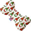 Pet and Dog Plush Heart or Bone Toy, "Santa Group" (Available in different sizes, and 8 different pattern options!)