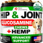 Hemp Hip and Joint Support Supplement for Dogs Glucosamine for Dogs 120 Chews