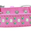 Dog, Puppy & Pet Fashion  Collar, "Pearl and Aurora Borealis Crystal Rimsets Sprinkles"