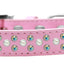 Dog, Puppy & Pet Fashion  Collar, "Pearl and Aurora Borealis Crystal Rimsets Sprinkles"