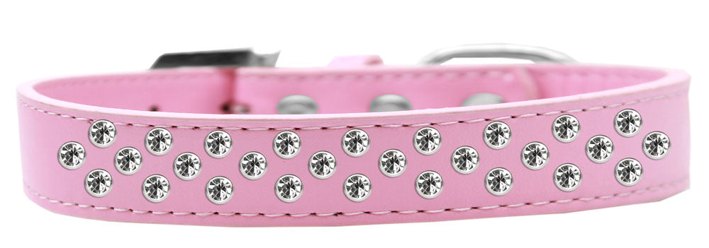 Dog, Puppy & Pet Fashion  Collar, "Clear Crystal Sprinkles"