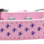 Dog, Puppy & Pet Fashion  Collar, "Purple Crystal Rimsets Sprinkles"