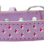 Dog, Puppy & Pet Fashion  Collar, "Bright Pink Crystal Rimsets Sprinkles"