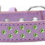 Dog, Puppy & Pet Fashion  Collar, "Lime Green Crystal Sprinkles"