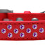 Dog, Puppy & Pet Fashion  Collar, "Purple Crystal Rimsets Sprinkles"