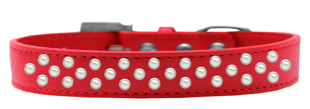 Dog, Puppy & Pet Fashion  Collar, "Pearl Rimsets Sprinkles"