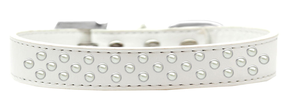 Dog, Puppy & Pet Fashion  Collar, "Pearl Rimsets Sprinkles"