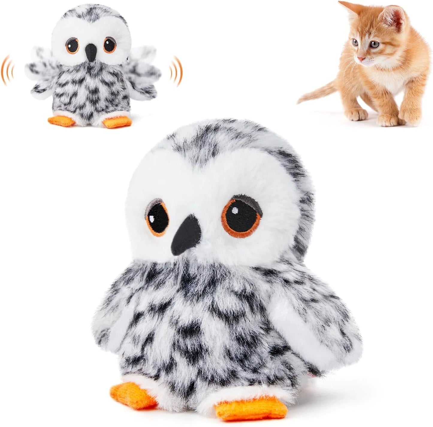 USB Rechargeable Flapping Bird Cat Toy