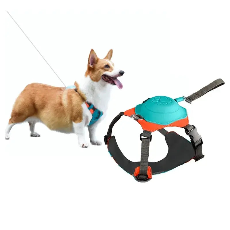 Retractable No-Pull Dog Harness