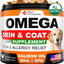 Omega 3 for Dogs Dog Skin and Coat Supplement Fish Oil for Dogs Chews 120 Treats