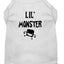 Halloween Pet Dog & Cat Shirt Screen Printed, "Lil Monster"